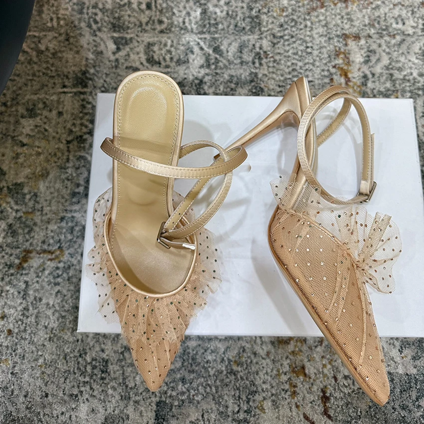 Summer Crystal Butterfly-knot Party Shoes High Heel Women's Pumps Point Toe Strange Cup Heels Runway Modern Sandals Woman
Summer Crystal Butterfly-knot Party Shoes High Heel Women's Pumps Point Toe Strange Cup Heels Runway Modern Sandals Woman