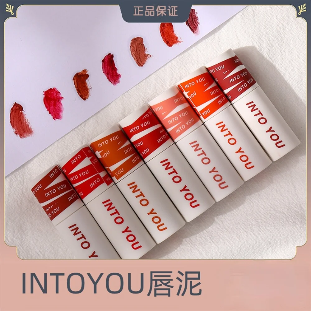 New Color INTO YOU Lip Mud Lipstick Makeup Matte Velvet Lipstick Waterproof Long Lasting Red Lip Tint Lip Glaze Makeup Cosmetics
New Color INTO YOU Lip Mud Lipstick Makeup Matte Velvet Lipstick Waterproof Long Lasting Red Lip Tint Lip Glaze Makeup Cosmetics