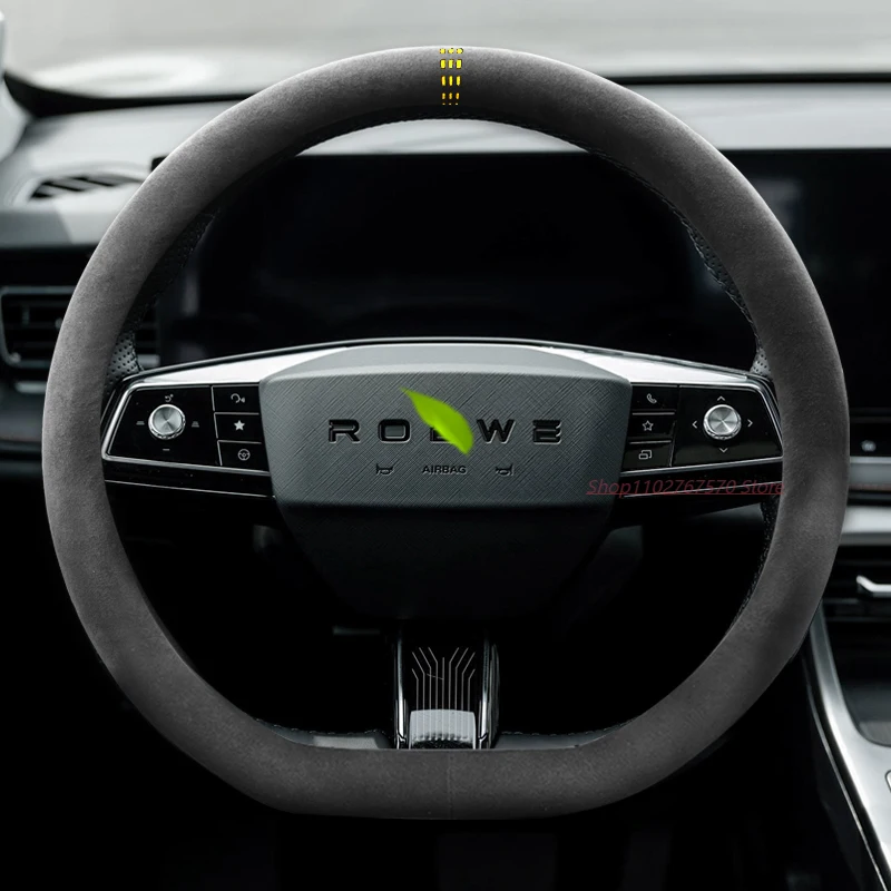 For ROEWE D7 i5 Ei5 D7EV DMH Non-Slip Four Season Universal Suede Steering Wheel Cover Car Interior Modified Accessory
For ROEWE D7 i5 Ei5 D7EV DMH Non-Slip Four Season Universal Suede Steering Wheel Cover Car Interior Modified Accessory