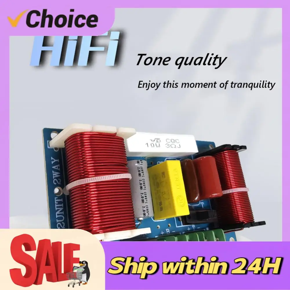 2-Way Speaker Audio Frequency Divider Adjustable Frequency Point 250W DIY Speaker Filter Circuit Home Theater Audio Modification
2-Way Speaker Audio Frequency Divider Adjustable Frequency Point 250W DIY Speaker Filter Circuit Home Theater Audio Modification