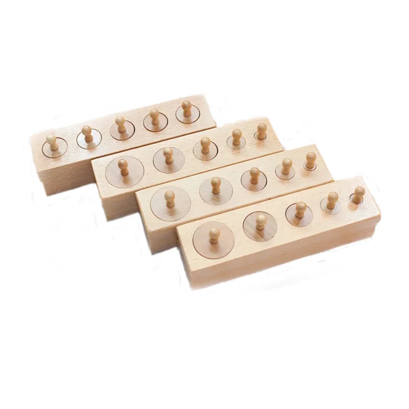 Montessori Sensory Toys Mini Wood Cylinder Sockets Set Early Childhood Educational Toy Children's Game for Hand-Eye Coordination
Montessori Sensory Toys Mini Wood Cylinder Sockets Set Early Childhood Educational Toy Children's Game for Hand-Eye Coordination