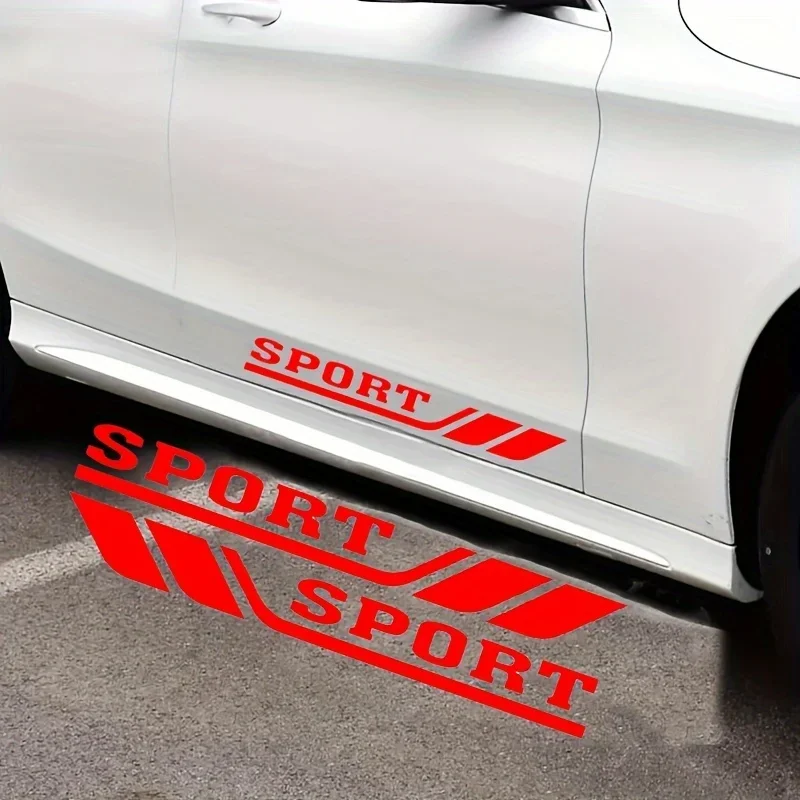 2PCS/SET Car Decor “SPORT” Sticker - Black Design with Stripes, 20cm/40cm Options to Enhance Car Appearance
2PCS/SET Car Decor “SPORT” Sticker - Black Design with Stripes, 20cm/40cm Options to Enhance Car Appearance