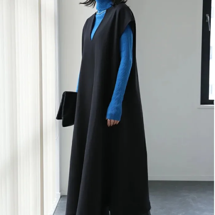 V-Ne Svel вязаный жилет с боковыми разрезами Dr, женский модный повседневный трикотаж из смеси хлопка, длинный трикотаж для осеннего сезона
V-Ne Svel вязаный жилет с боковыми разрезами Dr, женский модный повседневный трикотаж из смеси хлопка, длинный трикотаж для осеннего сезона