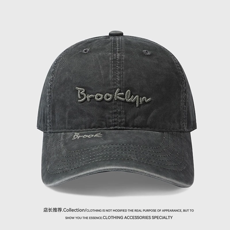 Винтажная стираная бейсболка, потертая шляпа для папы, унисекс, для мужчин и женщин, регулируемая вышивка букв, повседневная уличная одежда в стиле ретро, уличная одежда
Винтажная стираная бейсболка, потертая шляпа для папы, унисекс, для мужчин и женщин, регулируемая вышивка букв, повседневная уличная одежда в стиле ретро, уличная одежда