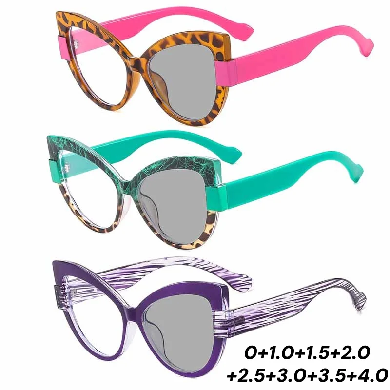 Luxury Men Women Photochromic Reading Glasses Fashion Finished Minus Diopter Glasses Outdoor Color Changing Sunglasses 0 To +4.5
Luxury Men Women Photochromic Reading Glasses Fashion Finished Minus Diopter Glasses Outdoor Color Changing Sunglasses 0 To +4.5