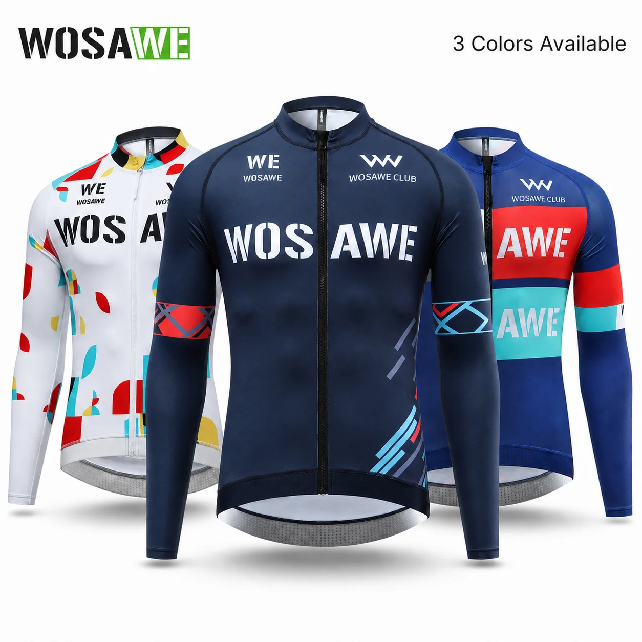 WOSAWE Road Bike Ride Long Sleeve Fashion Printed Quick-Drying Top Spring Summer Mountain Bike Uniform
WOSAWE Road Bike Ride Long Sleeve Fashion Printed Quick-Drying Top Spring Summer Mountain Bike Uniform