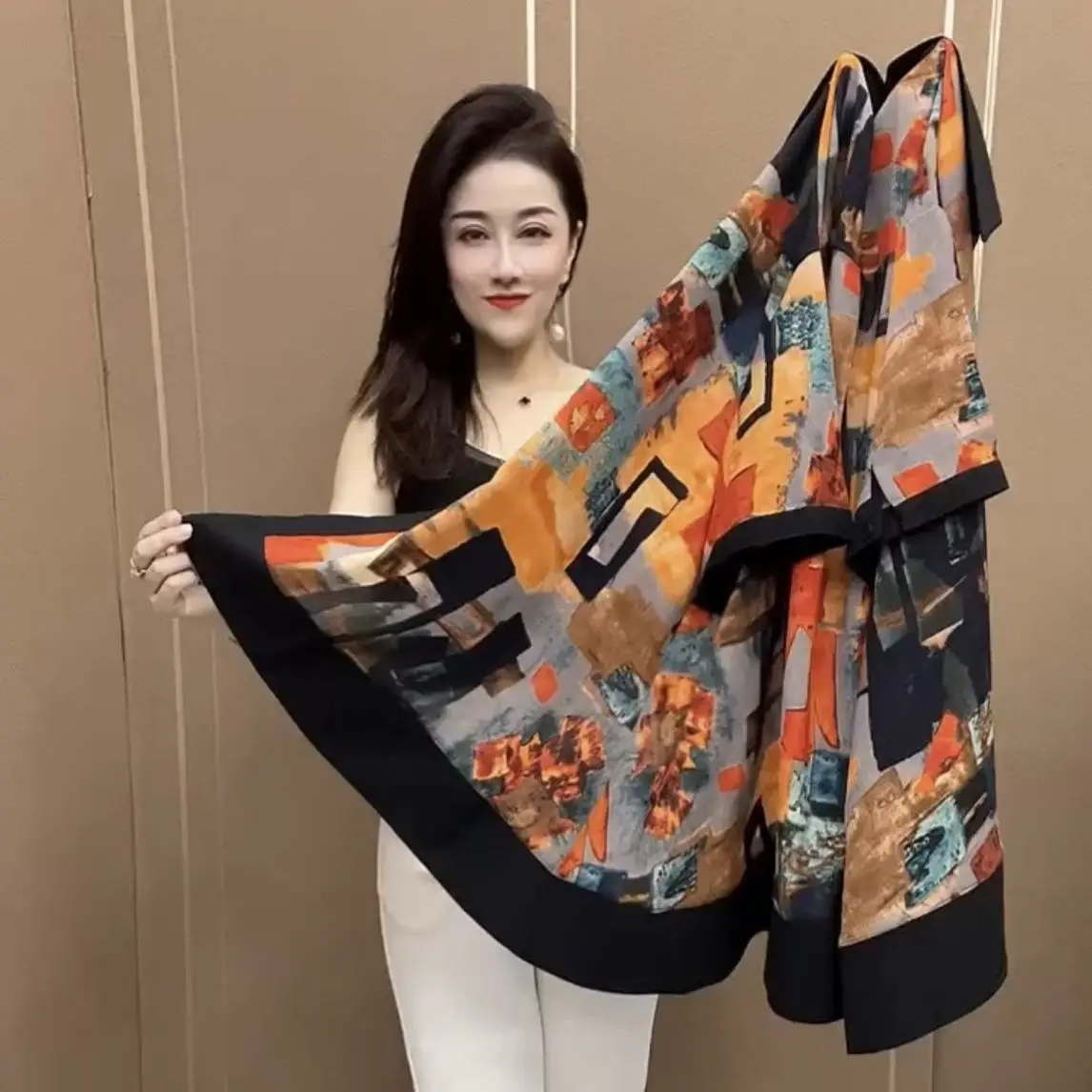 Fashion Ink Wash Cardigan Shirt 2025 Summer New Style Splice Temperament Blouse Women's Loose Casual Mom Dress
Fashion Ink Wash Cardigan Shirt 2025 Summer New Style Splice Temperament Blouse Women's Loose Casual Mom Dress