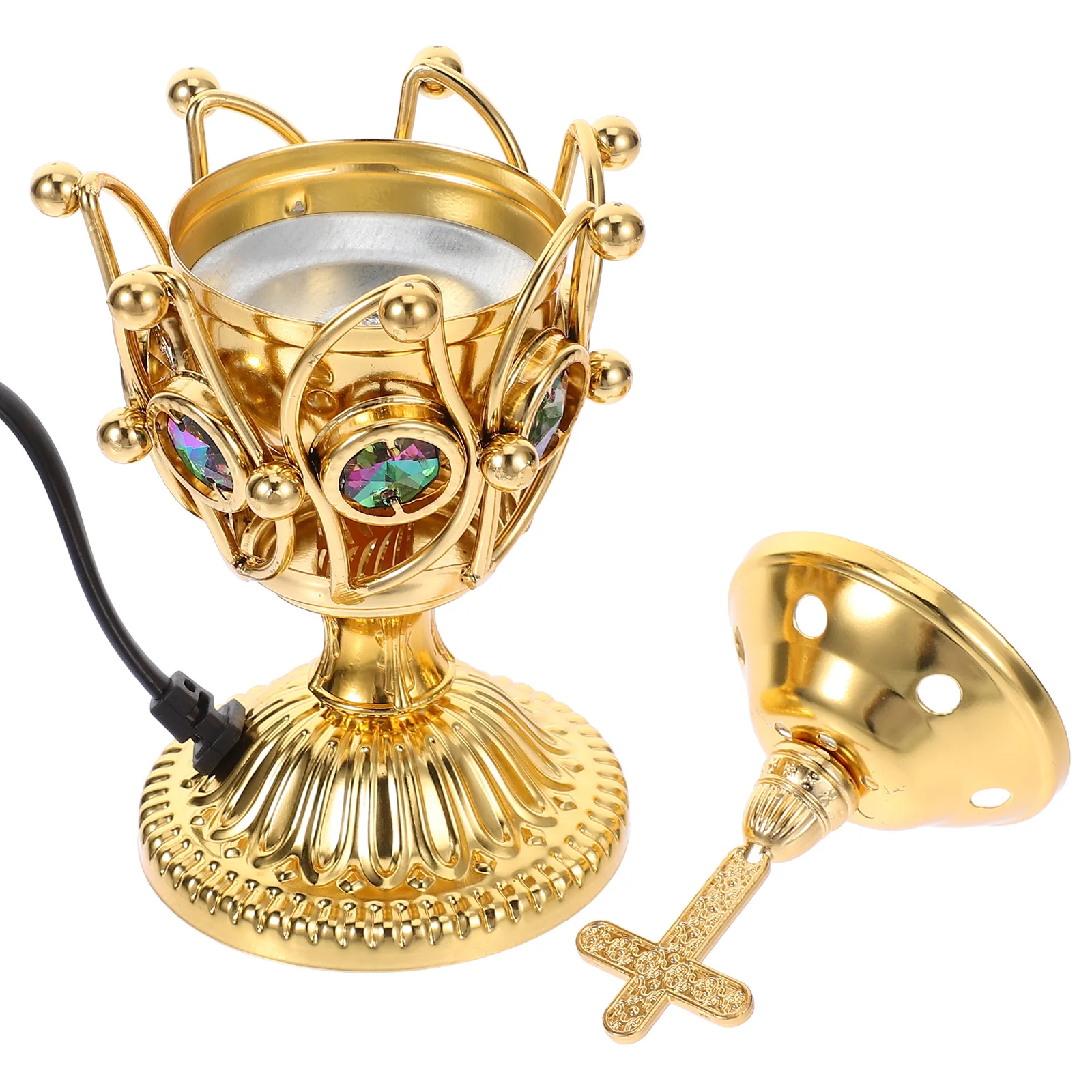 Metal Incense Burner Middle Eastern Style Electric Censer For Home Decor Aroma Burner Portable Incense Stove Vintage Holder
Metal Incense Burner Middle Eastern Style Electric Censer For Home Decor Aroma Burner Portable Incense Stove Vintage Holder