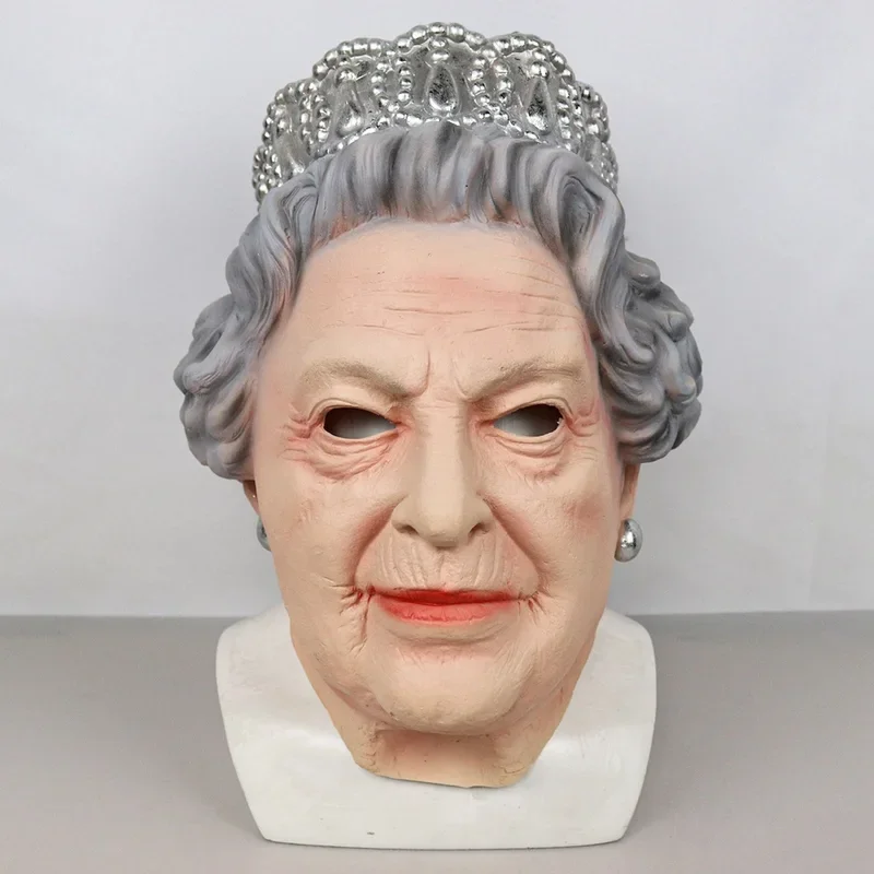 Латексная Маска на Хэллоуин вечерние Queen реквизит для выступления на сцене Cos маска британской королевы головной убор маска для косплея
Латексная Маска на Хэллоуин вечерние Queen реквизит для выступления на сцене Cos маска британской королевы головной убор маска для косплея