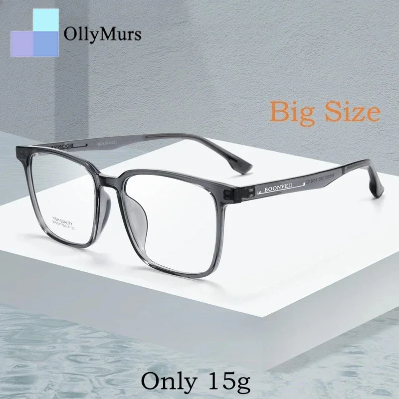 OLLYMURS Fashion Big Size Flexible TR90 Eyeglasses Frame Men Trend Square Comfort Optical Prescription Glasses Frames BV51007B
OLLYMURS Fashion Big Size Flexible TR90 Eyeglasses Frame Men Trend Square Comfort Optical Prescription Glasses Frames BV51007B