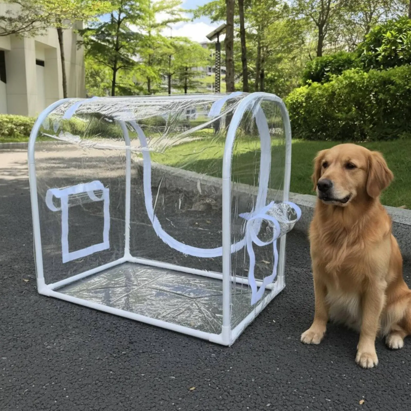Outdoor Greenhouse Tent Space-Saving Portable Mini Greenhouse Zippered Plant Cover Foldable Plant Tent Roll-up Door for Balcony
Outdoor Greenhouse Tent Space-Saving Portable Mini Greenhouse Zippered Plant Cover Foldable Plant Tent Roll-up Door for Balcony