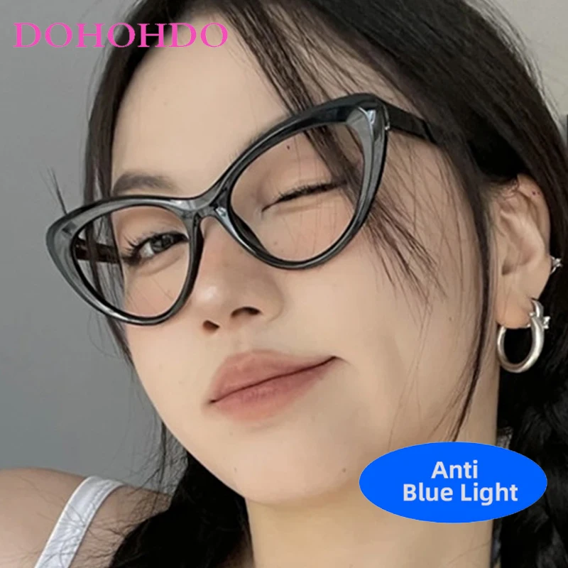 Classic Luxury Big Frame Cat Eye's Glasses Women Men Fashion Trendy Brand Designer Computer Reading Anti-Blue Light Eyeglasses
Classic Luxury Big Frame Cat Eye's Glasses Women Men Fashion Trendy Brand Designer Computer Reading Anti-Blue Light Eyeglasses