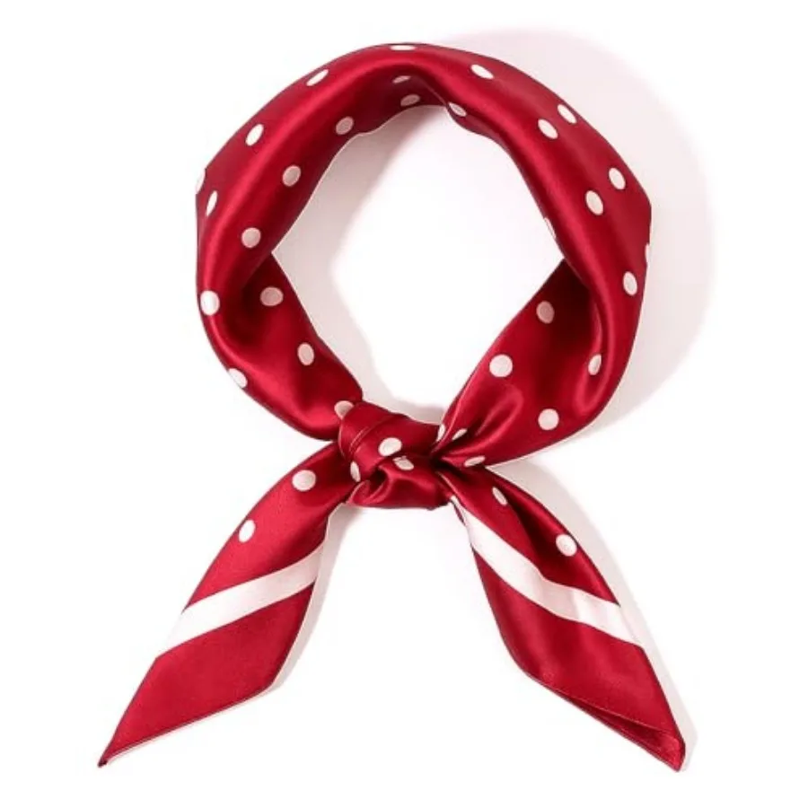 Chiffon Scarf Square Red Neck Scarf Red Polka Dot Bandana Square Handkerchief 1950s Vintage Bow Headband Head Scarves Bandana H
Chiffon Scarf Square Red Neck Scarf Red Polka Dot Bandana Square Handkerchief 1950s Vintage Bow Headband Head Scarves Bandana H