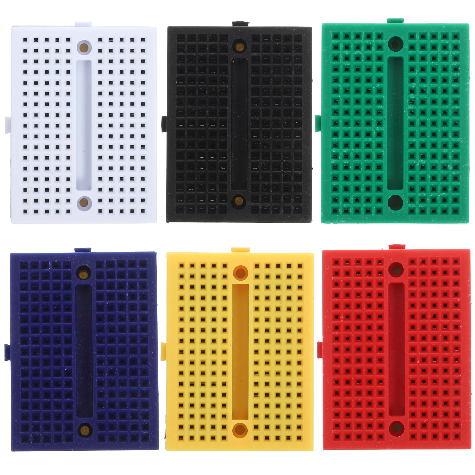 6Pcs Small Breadboard for Experiments Solderless Circuit Board Interlocking Design Tight Pin Fixation Laboratory Supplies
6Pcs Small Breadboard for Experiments Solderless Circuit Board Interlocking Design Tight Pin Fixation Laboratory Supplies