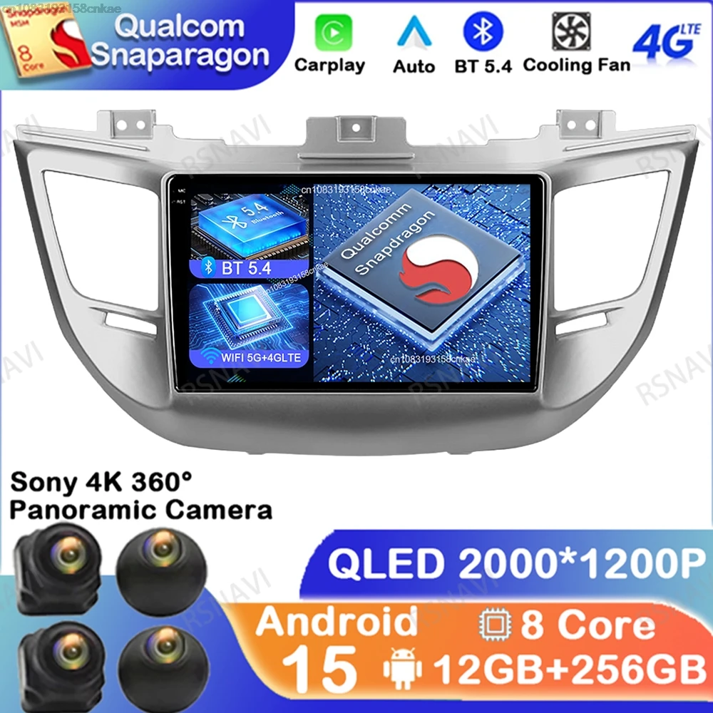 Android 15 For Hyundai Tucson IX35 3 2015 2016 2017 2018 Head Unit Stereo 4G LTE BT DSP Car Radio Navigation DVD Multimedia QLED
Android 15 For Hyundai Tucson IX35 3 2015 2016 2017 2018 Head Unit Stereo 4G LTE BT DSP Car Radio Navigation DVD Multimedia QLED