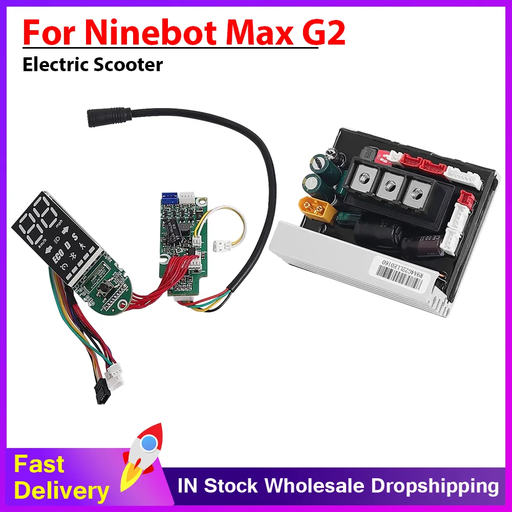 Приборная панель и контроллер для Ninebot Max G2, светодиодная плата дисплея, материнская плата, аксессуары для электрического скутера, запасные части 
Приборная панель и контроллер для Ninebot Max G2, светодиодная плата дисплея, материнская плата, аксессуары для электрического скутера, запасные части