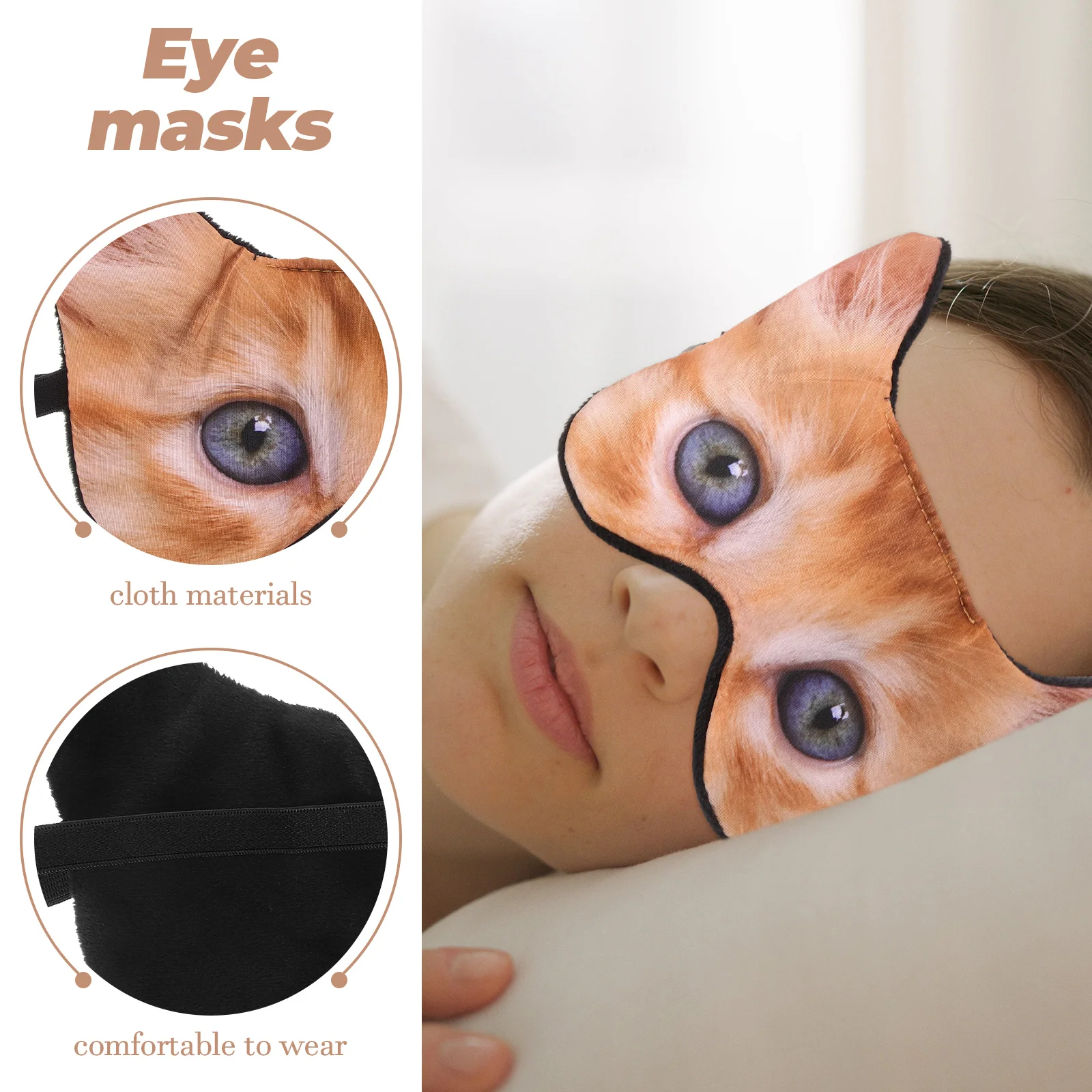Cute Sleep Cartoon Eye Mask Women Light Blocking Comfortable Portable Sleep Eye Cover For Travel Nap Indoor Office Camping Funny
Cute Sleep Cartoon Eye Mask Women Light Blocking Comfortable Portable Sleep Eye Cover For Travel Nap Indoor Office Camping Funny