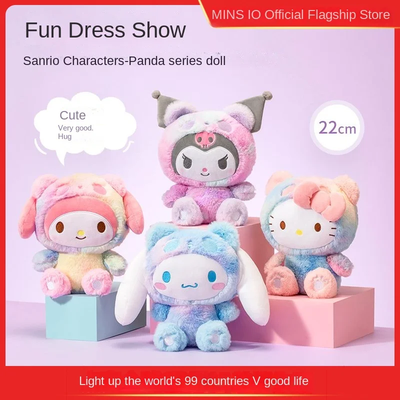 Мультяшная милая серия Sanrio красочная переодевающаяся плюшевая кукольная Подушка панда Kuromi MyMelody
Мультяшная милая серия Sanrio красочная переодевающаяся плюшевая кукольная Подушка панда Kuromi MyMelody
