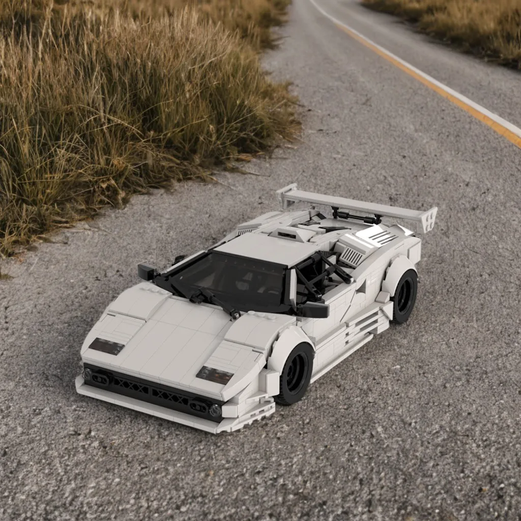 1688-Piece MOC Countach Liberty Walk Style - Sleek Widebody Supercar Model, Educational Model Building Blocks DIY Toys Gift
1688-Piece MOC Countach Liberty Walk Style - Sleek Widebody Supercar Model, Educational Model Building Blocks DIY Toys Gift