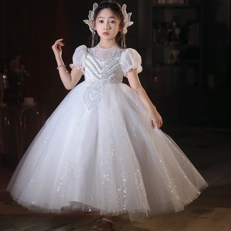 Girls' High-End Luxury Dress, Niche Flower Girl Wedding Spring Princess Dress, Children's Host Piano Performance Costume
Girls' High-End Luxury Dress, Niche Flower Girl Wedding Spring Princess Dress, Children's Host Piano Performance Costume