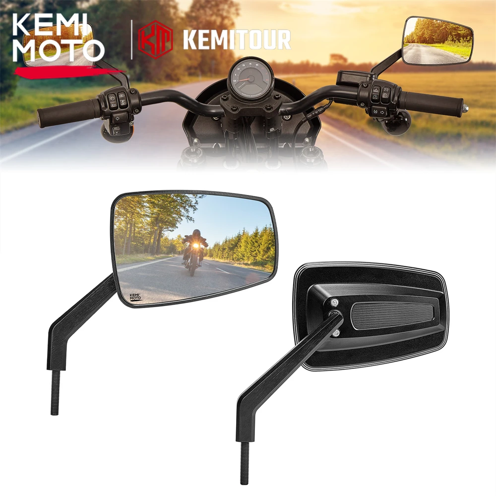 Motorcycle Rear View Mirror CNC Alimunum Side Mirrors for Touring Road Glide Sportster Softail Moto Accessories Rearview Mirror
Motorcycle Rear View Mirror CNC Alimunum Side Mirrors for Touring Road Glide Sportster Softail Moto Accessories Rearview Mirror