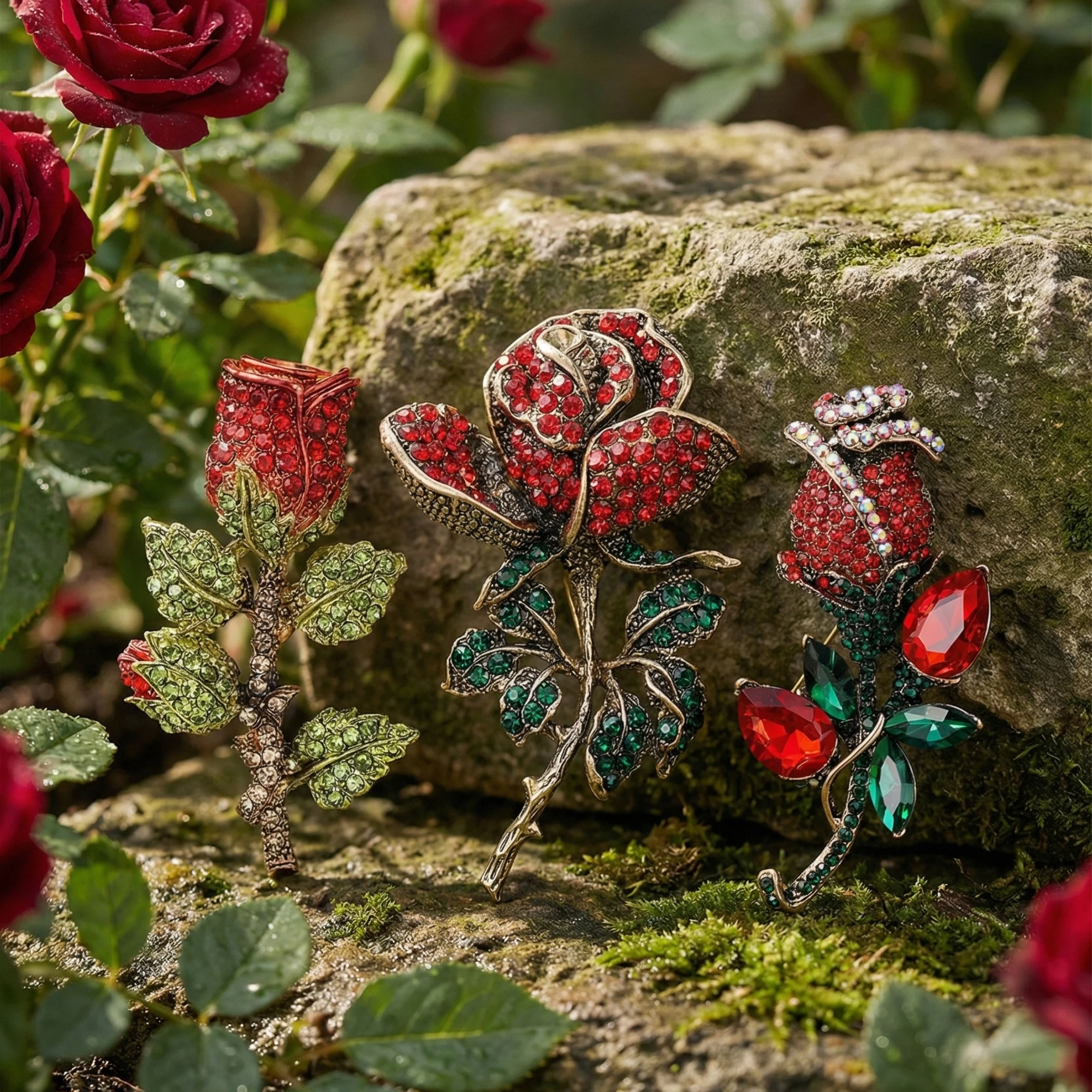 Mother's Day Elegant Rhinestone Rose Brooches for for Women Unisex Plant Pins Office Party Friend New Gifts Jewelry Accessories
Mother's Day Elegant Rhinestone Rose Brooches for for Women Unisex Plant Pins Office Party Friend New Gifts Jewelry Accessories