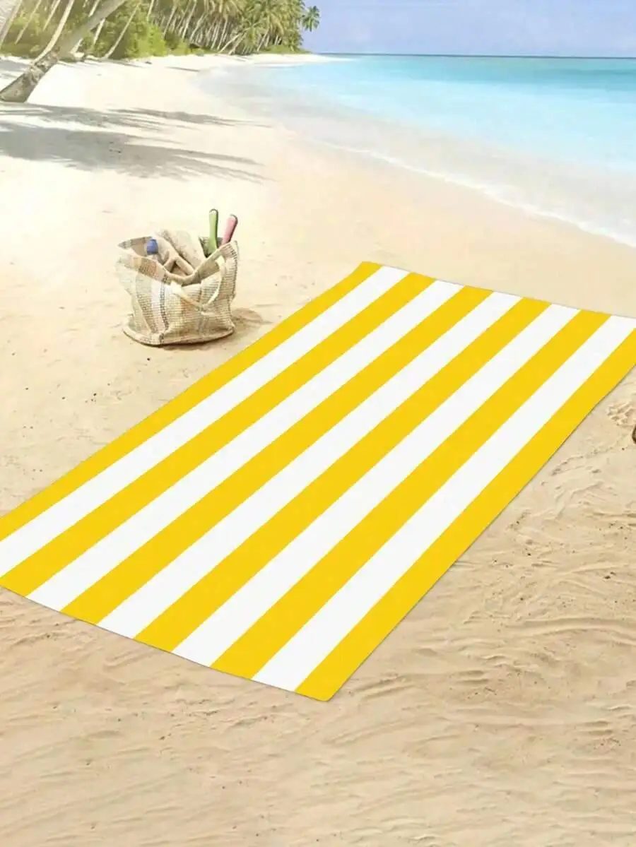 Extra Large Microfiber Beach Towel Striped Quick Dry Anti-Sand Blanket For Pool Yoga Travel
Extra Large Microfiber Beach Towel Striped Quick Dry Anti-Sand Blanket For Pool Yoga Travel