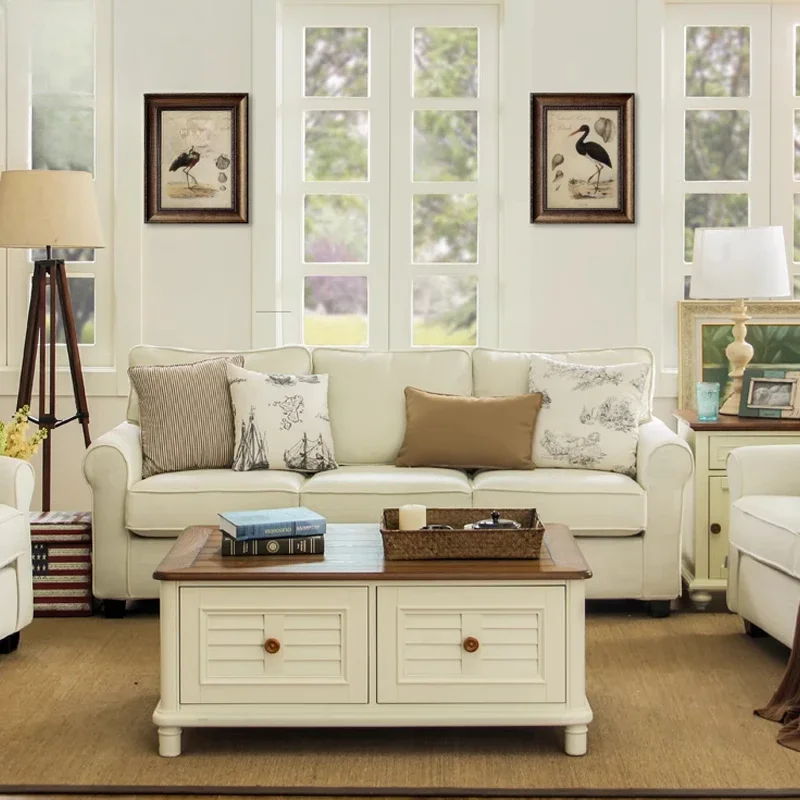 American fabric sofa three-person small apartment pastoral rural style full dismantling and washing sofa combination
American fabric sofa three-person small apartment pastoral rural style full dismantling and washing sofa combination