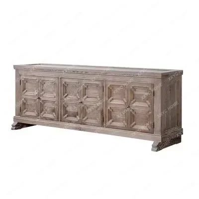 Hrural light luxury retro old oak dining side cabinet three door side cabinet log TV cabinet
Hrural light luxury retro old oak dining side cabinet three door side cabinet log TV cabinet