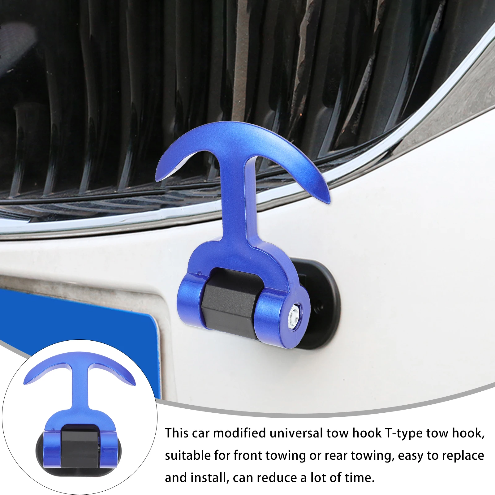 1pc Premium Car Tow Sturdy Durable Modified Hook Universal T-Type Trailer Hook For Truck Camper Rv Towing Easy Install Fashion
1pc Premium Car Tow Sturdy Durable Modified Hook Universal T-Type Trailer Hook For Truck Camper Rv Towing Easy Install Fashion