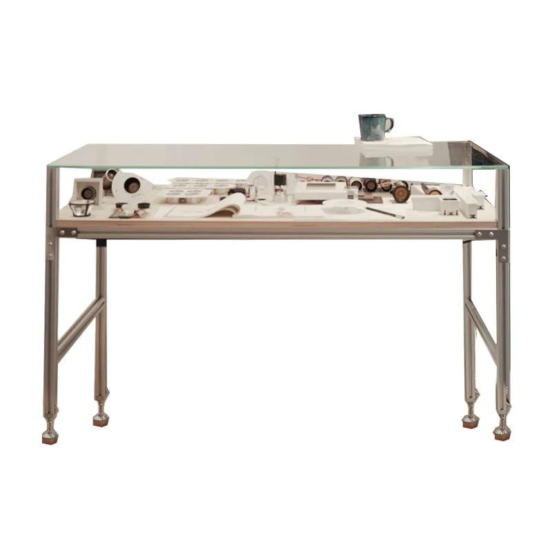 Aluminum profile computer desk Nordic glass desk light luxury modern simple design writing desk metal manicure dressing table
Aluminum profile computer desk Nordic glass desk light luxury modern simple design writing desk metal manicure dressing table