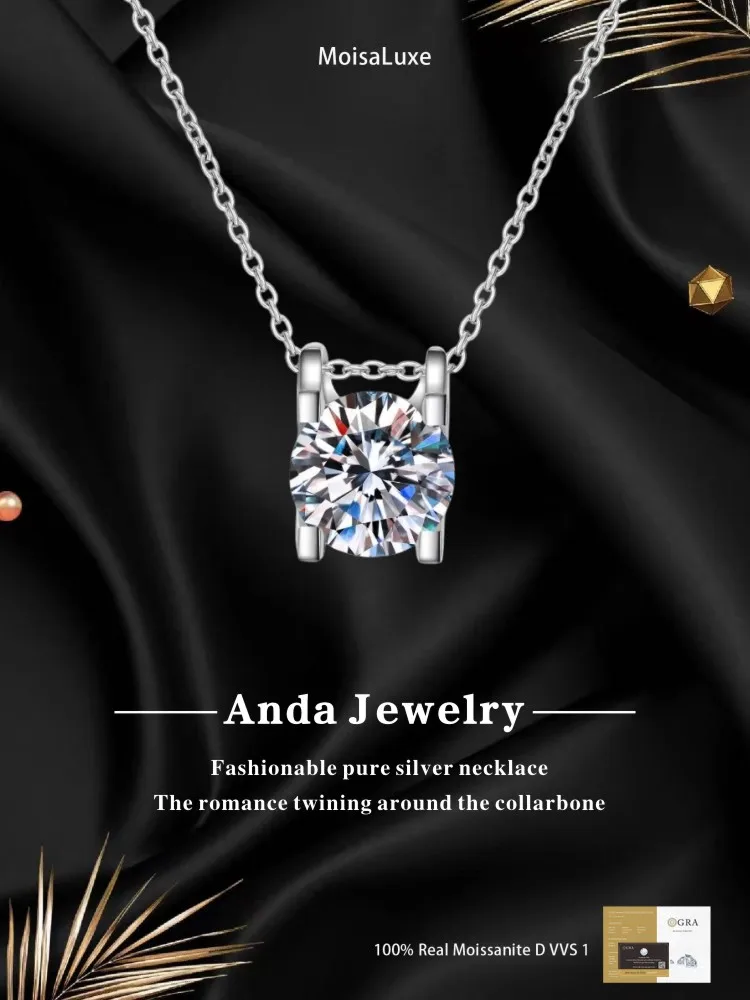 Moissanite Plata Sterling 925 Silver Classic Bull Head Clavicle Chain Pendant Necklace GRA Certified
Moissanite Plata Sterling 925 Silver Classic Bull Head Clavicle Chain Pendant Necklace GRA Certified