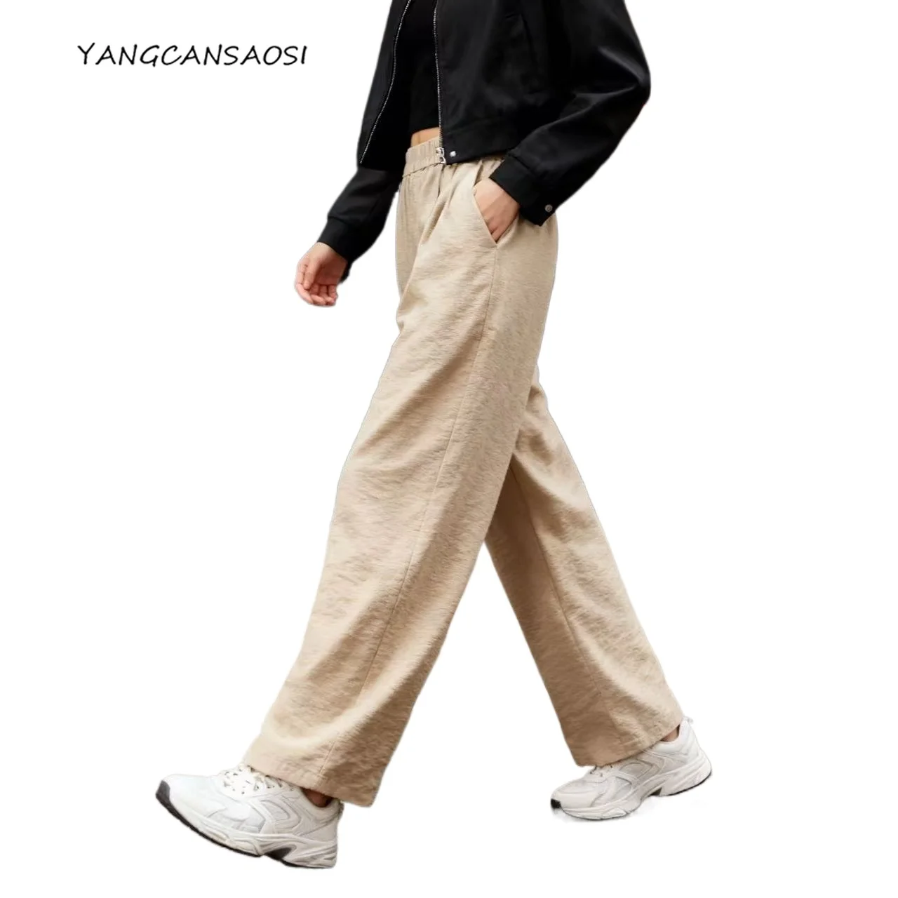 Women's Fashion Clothing Early Autumn New 80% Natural Mulberry Silk Dry Silk Casual Elastic Waist Wheat Nine Point Pants
Women's Fashion Clothing Early Autumn New 80% Natural Mulberry Silk Dry Silk Casual Elastic Waist Wheat Nine Point Pants