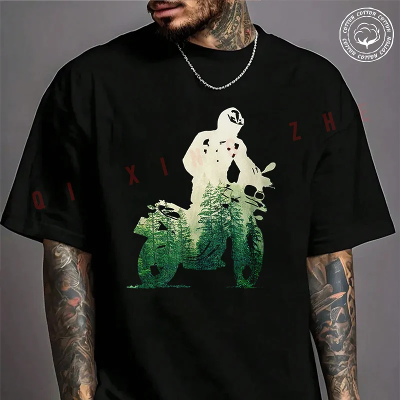 Adventure Motorcycle Biker Off Road Rider Forest Travel T-Shirt Men's Cotton Summer Casual Short Sleeve Round Neck Tees
Adventure Motorcycle Biker Off Road Rider Forest Travel T-Shirt Men's Cotton Summer Casual Short Sleeve Round Neck Tees