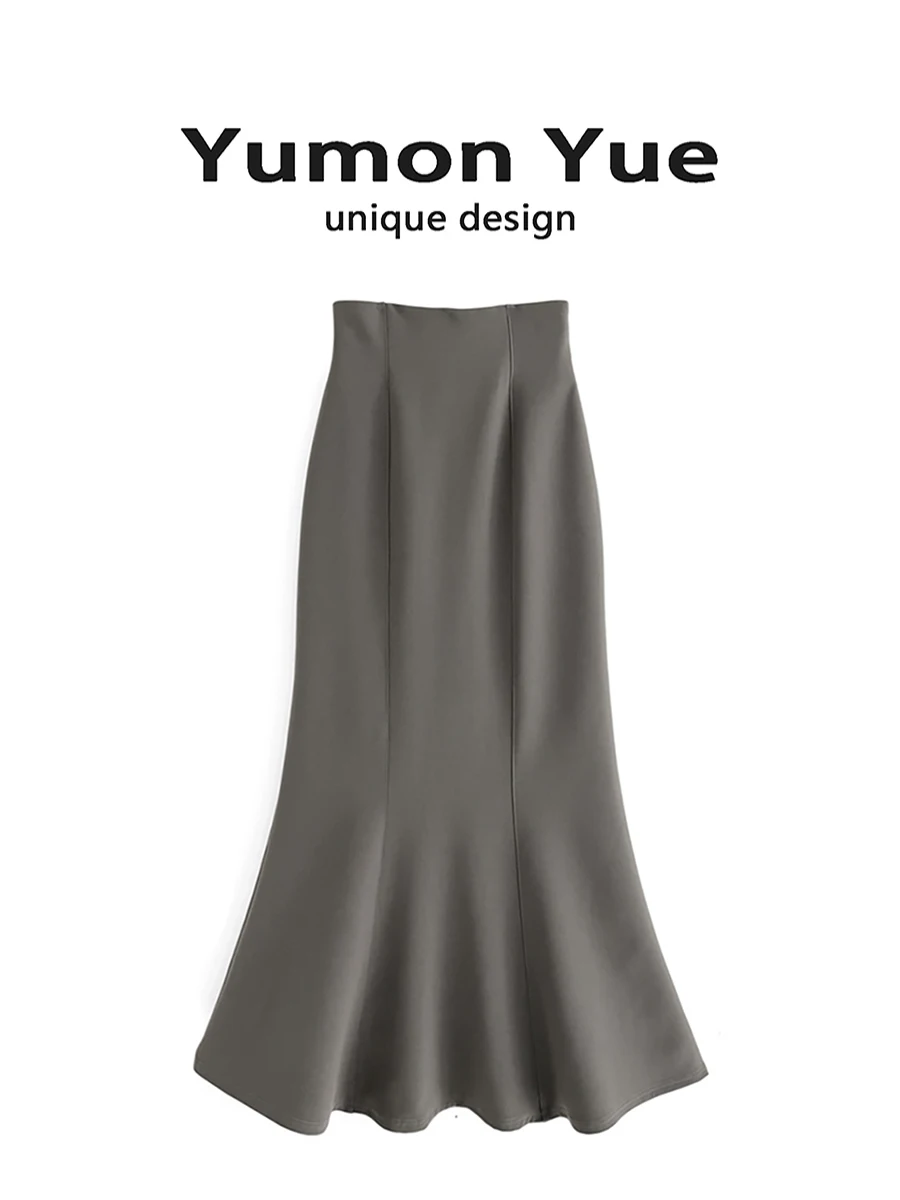 Elegant High Waist Slimming Long Fish Tail Half Skirt Japanese Style Zipper Design Polyester Fiber Casual Commute School
Elegant High Waist Slimming Long Fish Tail Half Skirt Japanese Style Zipper Design Polyester Fiber Casual Commute School