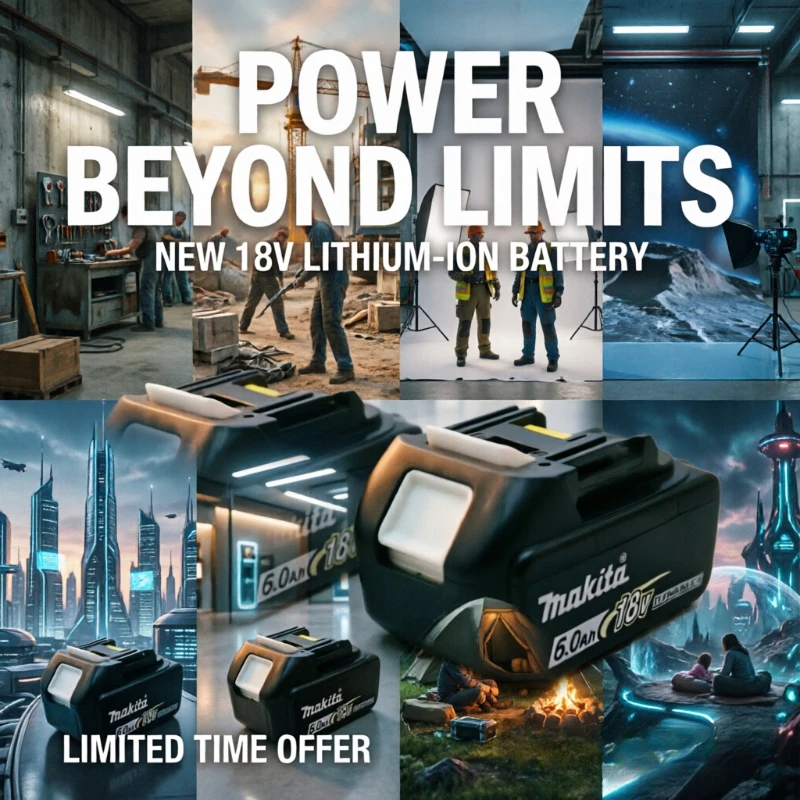 Makita Universal Fit 18V BL1840B Battery Intelligent Power Management Heavy Load Use Cordless Electric Equipment Spare Battery
Makita Universal Fit 18V BL1840B Battery Intelligent Power Management Heavy Load Use Cordless Electric Equipment Spare Battery