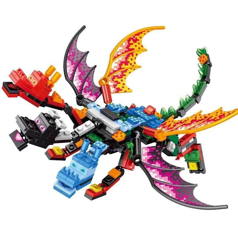 Anime Model Game block world Action Figure Assembled Flying Dragon Building Blocks Toys Doll Model Dragon Brick Birthday Gifts
Anime Model Game block world Action Figure Assembled Flying Dragon Building Blocks Toys Doll Model Dragon Brick Birthday Gifts