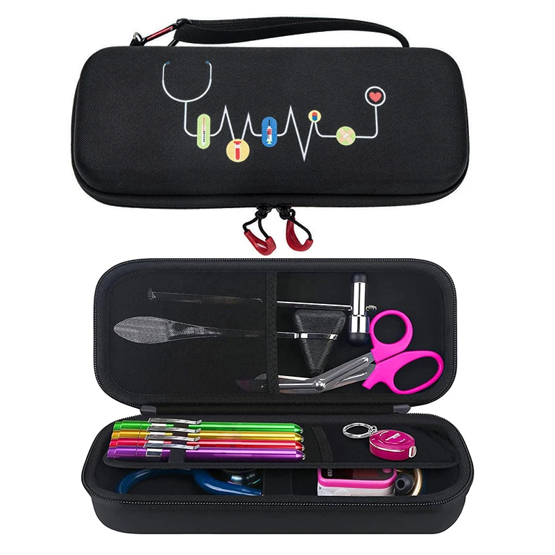 Double Layer Hard EVA Portable Stethoscope Carrying Storage Case Bag Pouch Cover for 3M Littmann /MDF/ADC/Omron Accessories B1
Double Layer Hard EVA Portable Stethoscope Carrying Storage Case Bag Pouch Cover for 3M Littmann /MDF/ADC/Omron Accessories B1