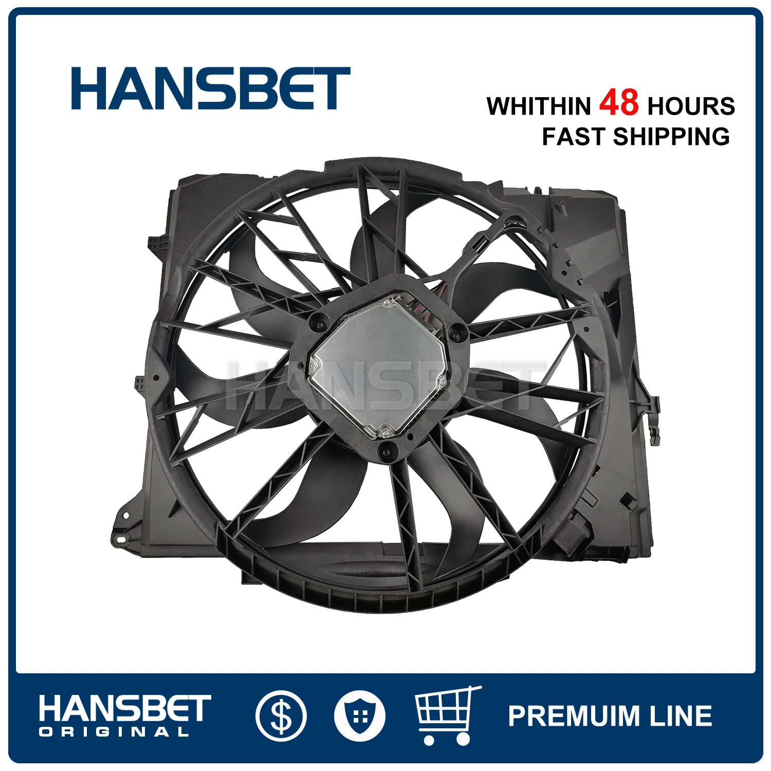 Cooling Fan Assembly For BMW E90 130i 125i 128i 320i 323i 325i 325xi 328i 328xi 330i 330xi X1 25iX 28iX 17427562080 HANSBET
Cooling Fan Assembly For BMW E90 130i 125i 128i 320i 323i 325i 325xi 328i 328xi 330i 330xi X1 25iX 28iX 17427562080 HANSBET