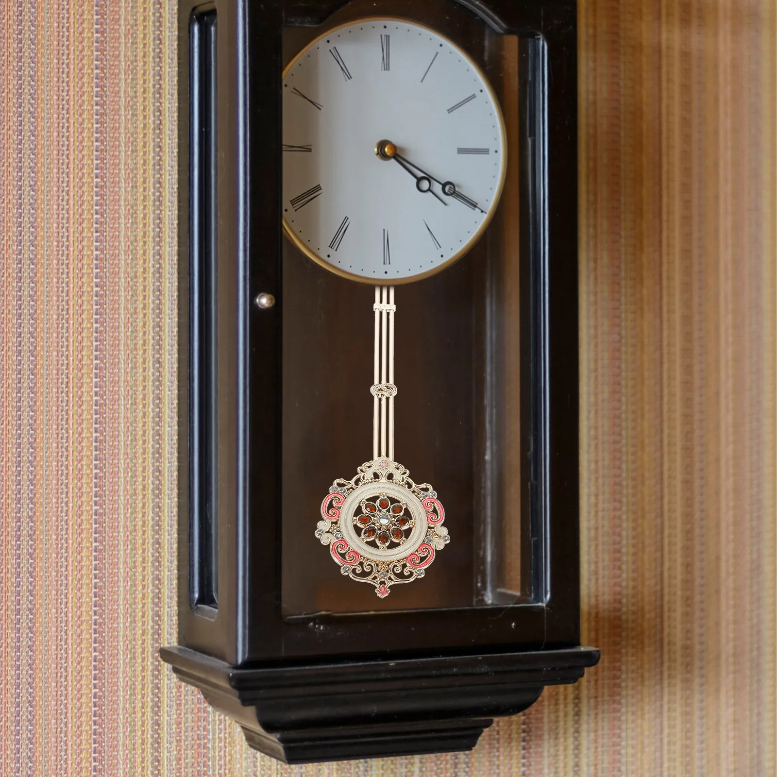 Quartz Clock Pendulum Replacement 33cm Golden Red Diamond Hammer Metal Wall Clock Parts DIY Repair Kit Pendulum Mechanism
Quartz Clock Pendulum Replacement 33cm Golden Red Diamond Hammer Metal Wall Clock Parts DIY Repair Kit Pendulum Mechanism