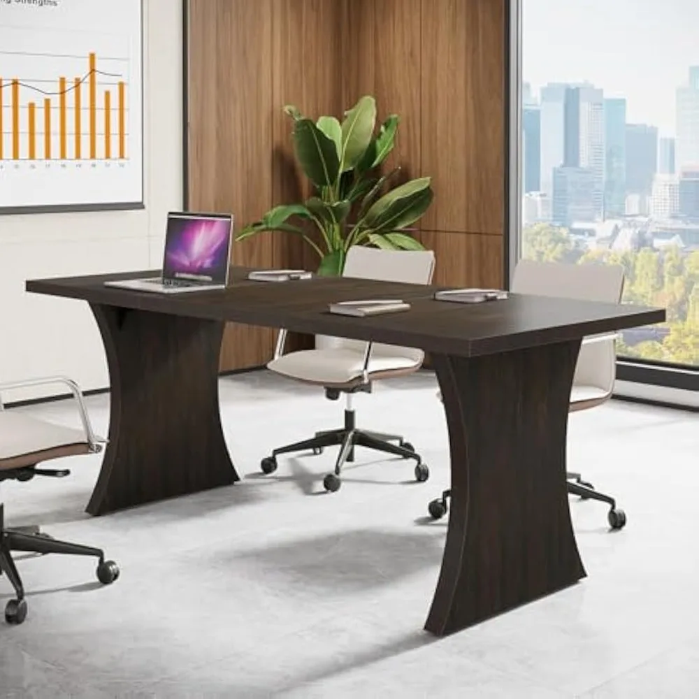63-Inch Large Conference Table for Office, 5.3 ft Rectangular Modular Long Work Desk for 4 to 6 People, Modern Workstation
63-Inch Large Conference Table for Office, 5.3 ft Rectangular Modular Long Work Desk for 4 to 6 People, Modern Workstation