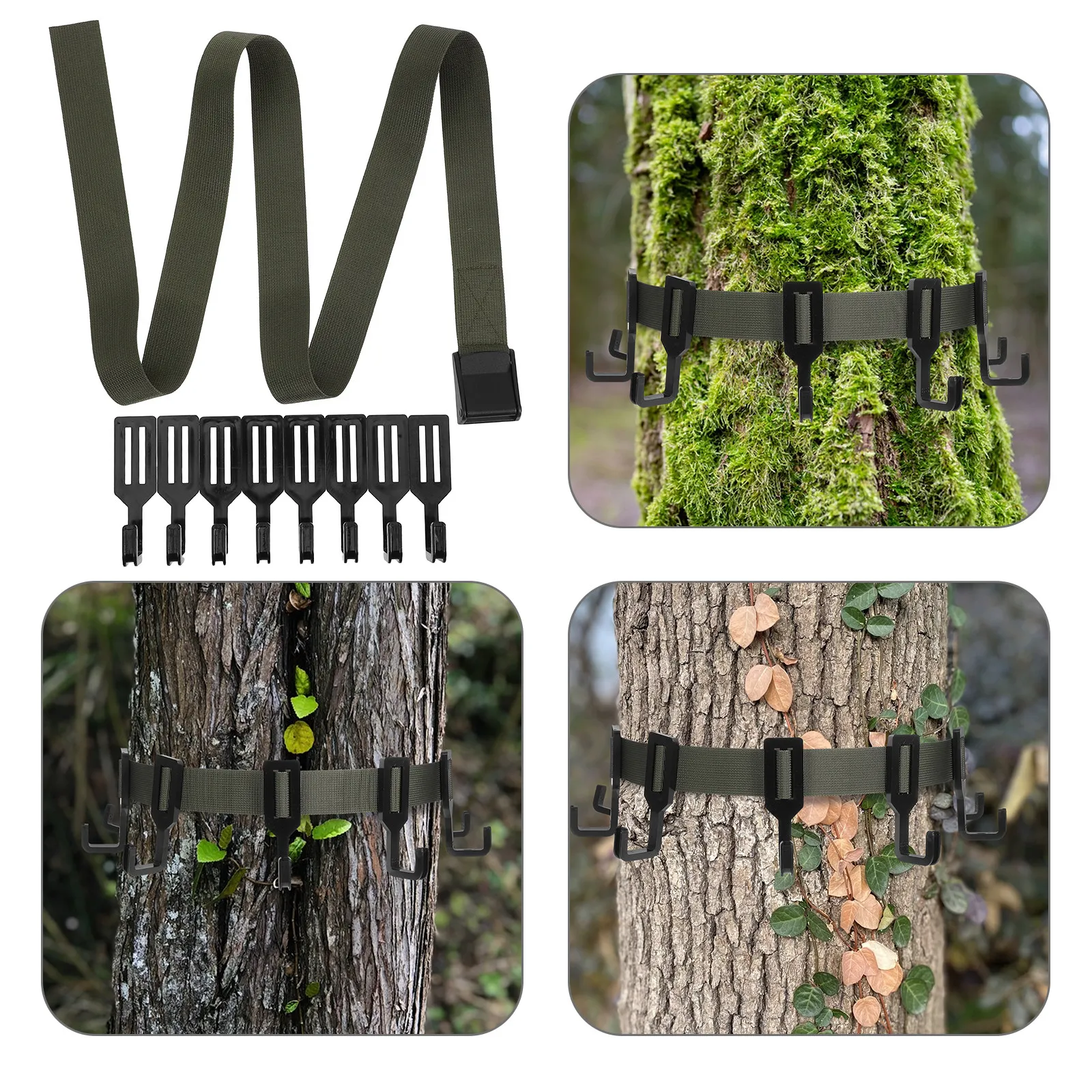 1 set 1 Set Outdoor Tree Hooks: Lightweight Camping Gear Hanger With Wide Webbing Strap For Tree Stand Hunting Accessories,
1 set 1 Set Outdoor Tree Hooks: Lightweight Camping Gear Hanger With Wide Webbing Strap For Tree Stand Hunting Accessories,