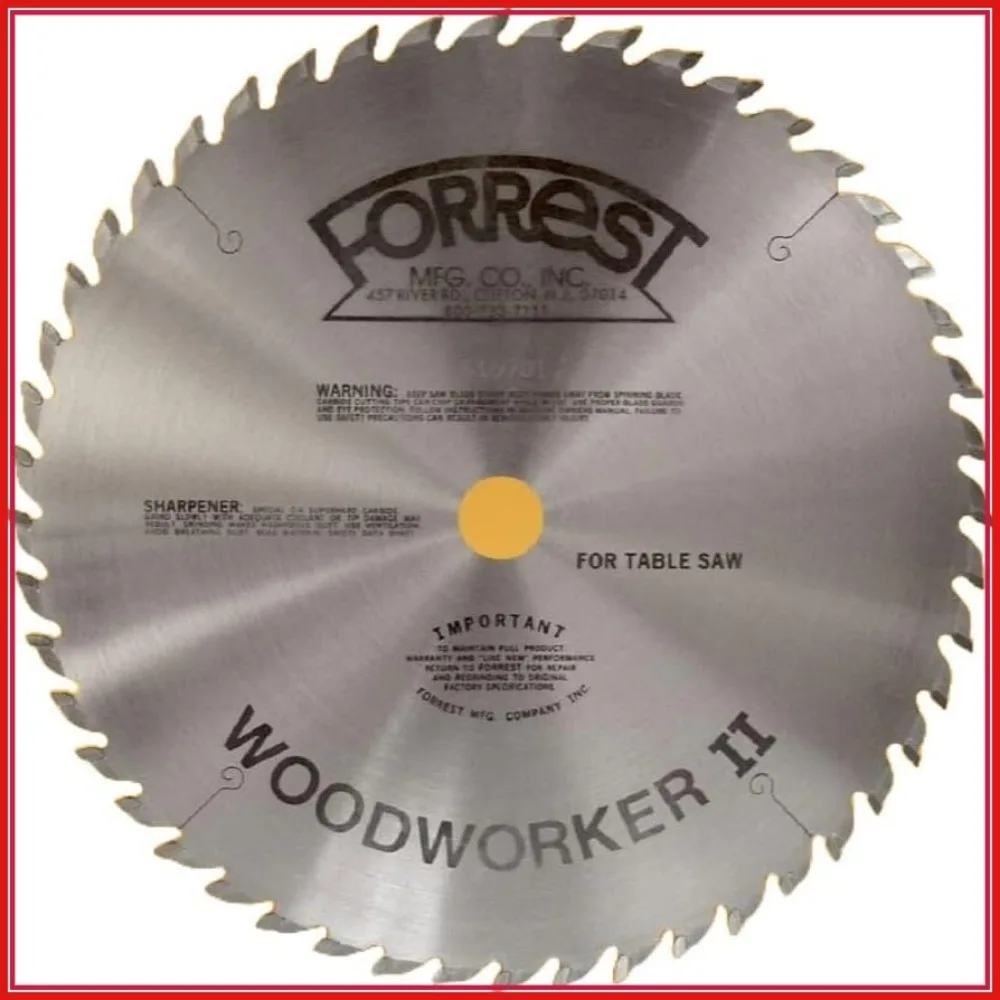 Woodworker II 10-Inch 40 Tooth ATB .125 Kerf Saw Blade with 5/8-Inch Arbor
Woodworker II 10-Inch 40 Tooth ATB .125 Kerf Saw Blade with 5/8-Inch Arbor