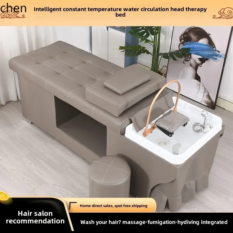 YFY hair treatment shampoo bed barber shop special hair salon full bed with water heater fumigation water circulation bed
YFY hair treatment shampoo bed barber shop special hair salon full bed with water heater fumigation water circulation bed