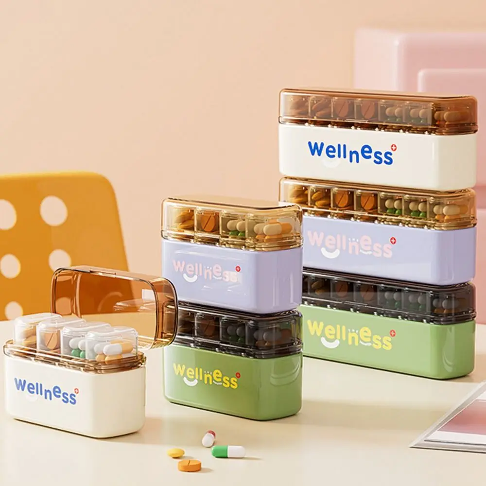New 4/7 Grids Weekly Pill Organizer Moisture-Proof Portable Pill Case Small Detachable Compartments Pill Dispenser Vitamin
New 4/7 Grids Weekly Pill Organizer Moisture-Proof Portable Pill Case Small Detachable Compartments Pill Dispenser Vitamin