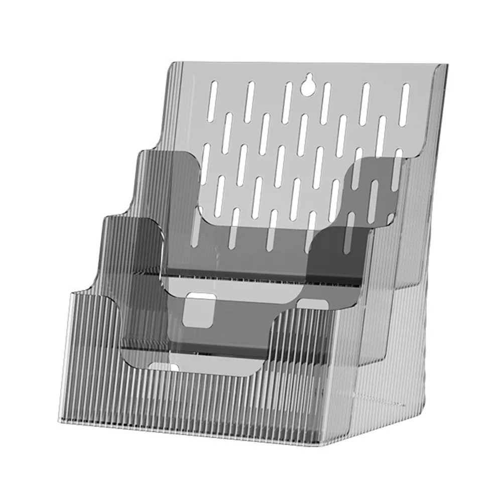 Clear Brochure Display Holder Plastic 3 Tiers Pamphlet Flyer Organizer Space Saving Anti-slip Document Display Stand
Clear Brochure Display Holder Plastic 3 Tiers Pamphlet Flyer Organizer Space Saving Anti-slip Document Display Stand