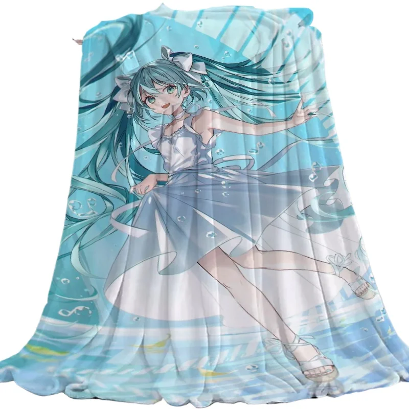 Hatsune Miku cartoon cute digital printed flannel air-conditioned room blanket dormitory office nap blanket warm thickened fluff
Hatsune Miku cartoon cute digital printed flannel air-conditioned room blanket dormitory office nap blanket warm thickened fluff