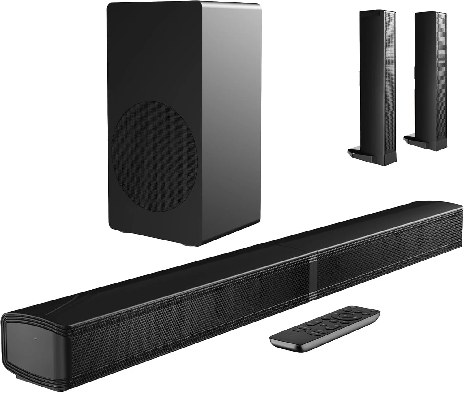 2-in-1 Detachable Sound Bar with Subwoofer, 31 Inch Soundbar for Smart TV, with Bluetooth 5.3/HDMI ARC/Optical/Aux Connections
2-in-1 Detachable Sound Bar with Subwoofer, 31 Inch Soundbar for Smart TV, with Bluetooth 5.3/HDMI ARC/Optical/Aux Connections