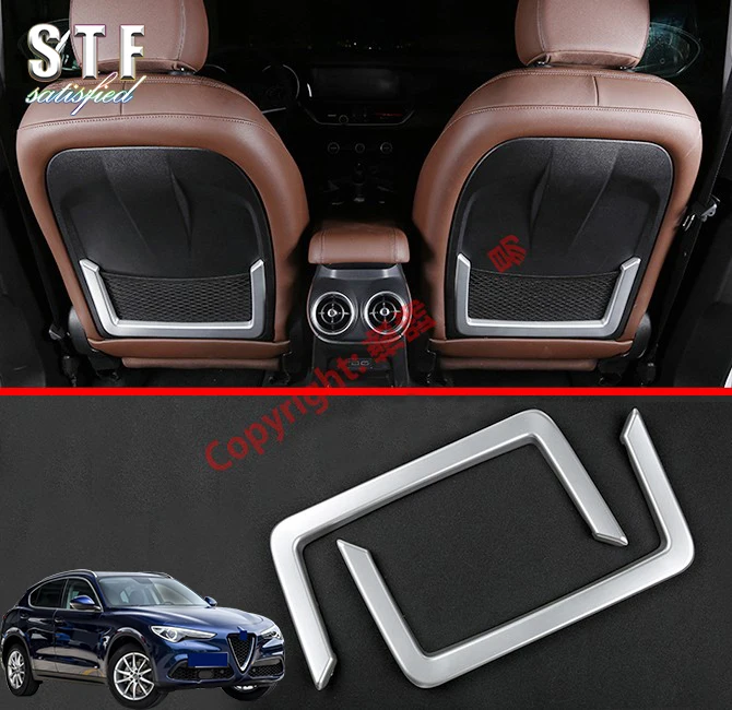 ABS жемчужно-хромированная внутренняя отделка спинки сиденья для Alfa Romeo Stelvio 2017 2018 2019, автомобильные аксессуары, наклейки
ABS жемчужно-хромированная внутренняя отделка спинки сиденья для Alfa Romeo Stelvio 2017 2018 2019, автомобильные аксессуары, наклейки