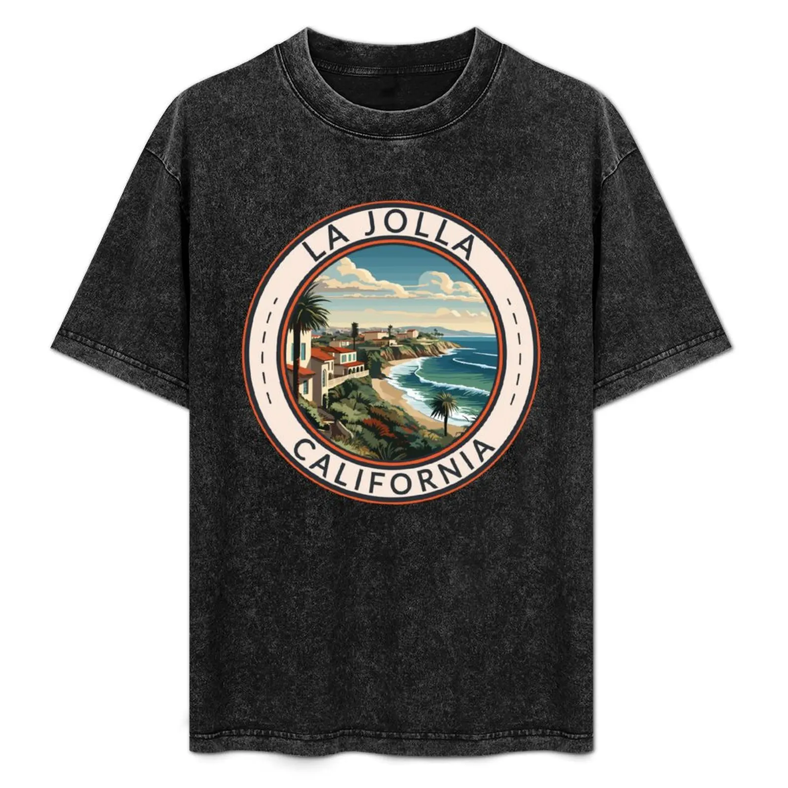 La Jolla California Travel Art Badge T-Shirt Breathable Lightweight Summer Top
La Jolla California Travel Art Badge T-Shirt Breathable Lightweight Summer Top